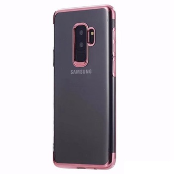Husa Samsung Galaxy S9 Flippy Transparent cu Margini Roz-Aurii Husa Samsung Galaxy S9 Flippy Transparent cu Margini Roz-Aurii