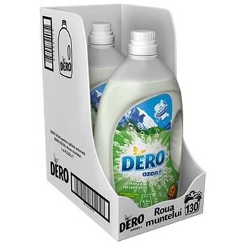 Pachet Promo Detergent lichid Dero Ozon+ Roua Muntelui, 130 spalari Pachet Promo Detergent lichid Dero Ozon+ Roua Muntelui, 130 spalari