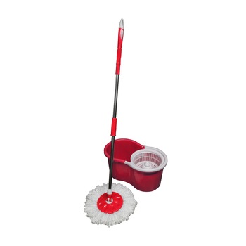 Set curatenie Primo, mop rotativ 360, 12L, Rosu Set curatenie Primo, mop rotativ 360, 12L, Rosu