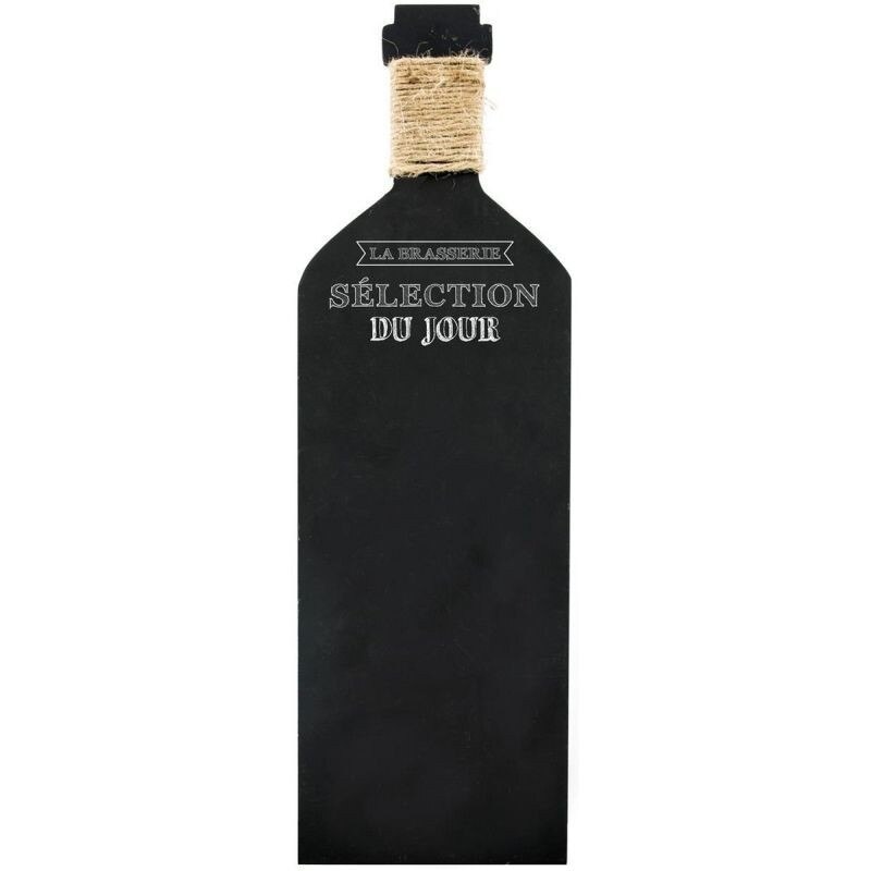 Sticla Bistro decoratiune perete pentru memo notes, lemn, negru