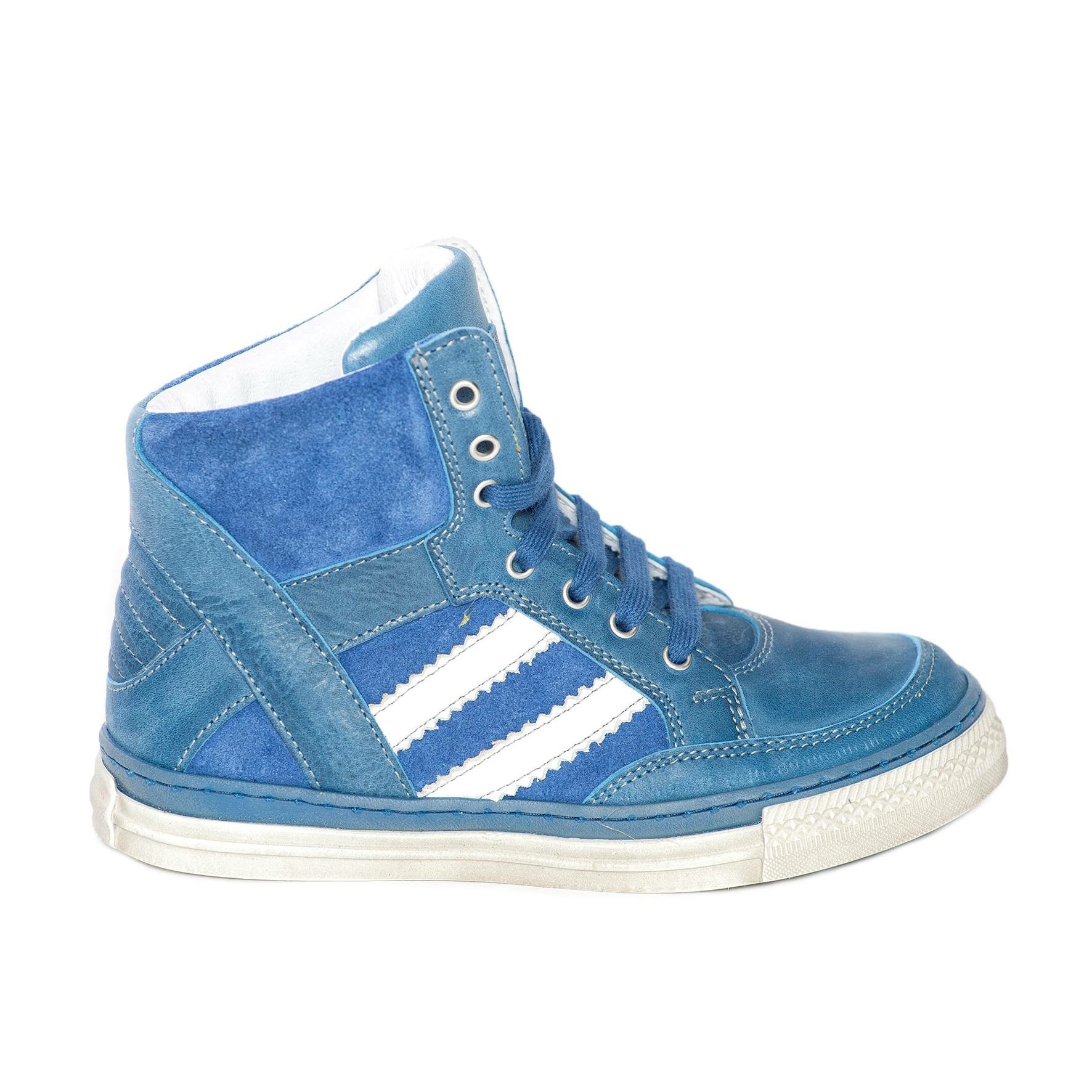 Ghete baieti, PJ Shoes, albastru, 32 EU