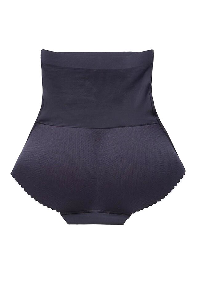 Chilot modelator push up cu talie foarte inalta, Negru, XL 