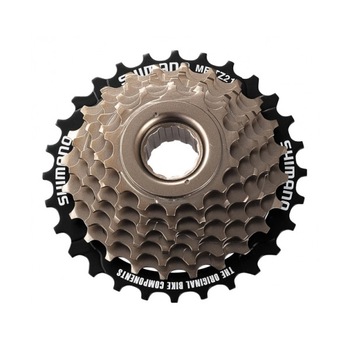 Pinioane pe Filet Shimano Tourney MF-TZ21 7 viteze 14-16-18-20-22-24-28T maro/negru Pinioane pe Filet Shimano Tourney MF-TZ21 7 viteze 14-16-18-20-22-24-28T maro/negru