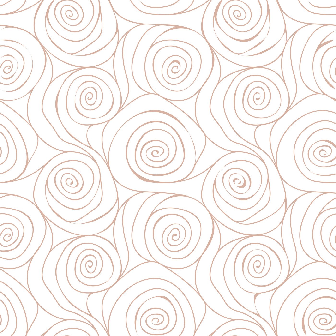 Tapet Premium Artfoyer - Floral, Crem, Vlies (Non-Woven), Eco Frendly, Nu necesita adeziv, Set 3 role, 5,4 mp