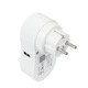 Priza inteligenta programabila WiFi, Smart Socket J2, Compatibil Android/IOS, Port USB, Alb