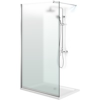 paravan dus walk-in 80x195 cm aqua roy sticla mata 8mm profil inox imagen 42_0_
0