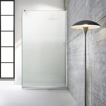 Paravan dus walk-in 110x195 cm AQUA ROY sticla mata, 8 mm, profil inox Paravan dus walk-in 110x195 cm AQUA ROY sticla mata, 8 mm, profil inox