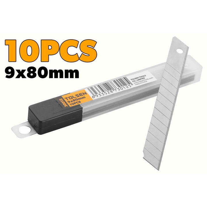 Set de 10 lame 9x80x0.4 mm, Tolsen