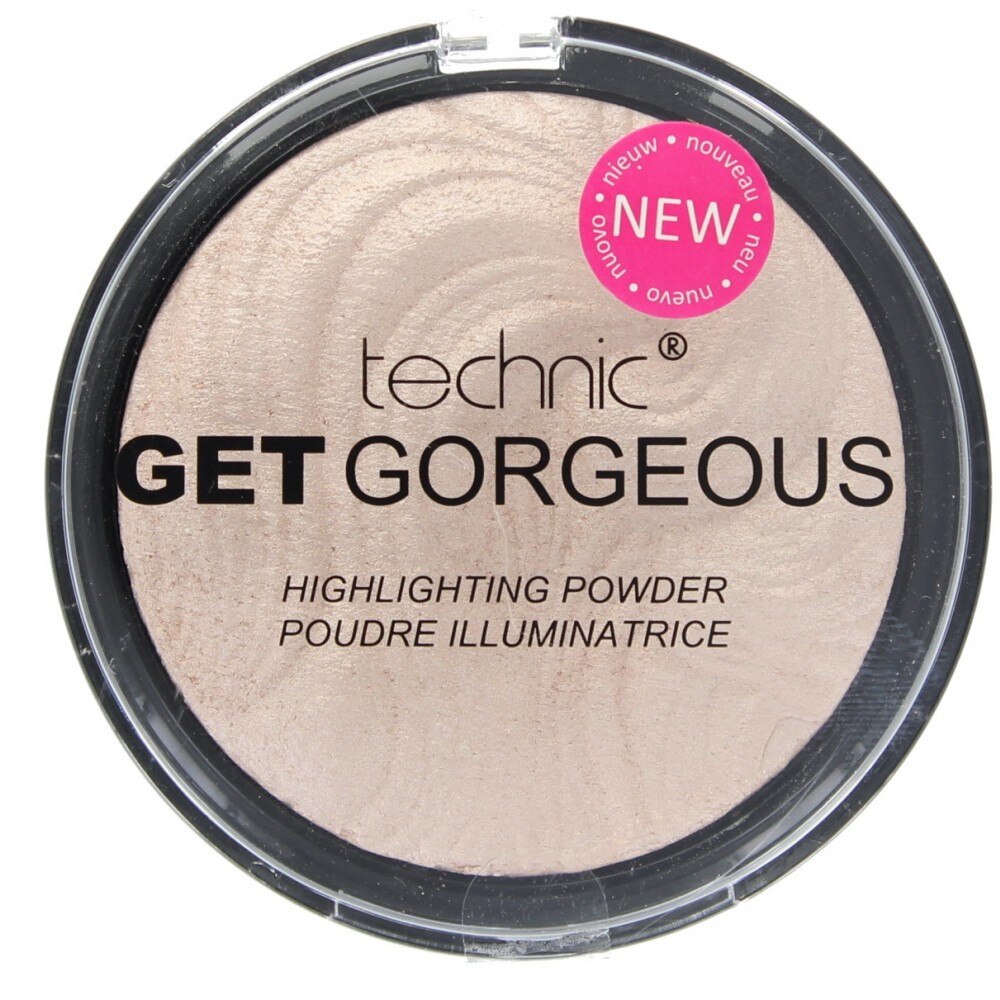 Pudra compacta iluminatoare Technic Get Gorgeous, 6 g