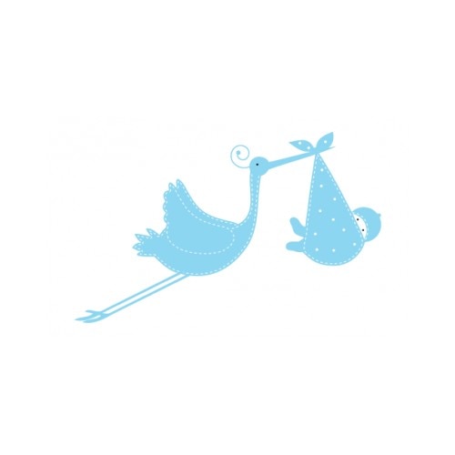 Sticker decorativ StickerStore Barza, 120x75 cm, Albastru