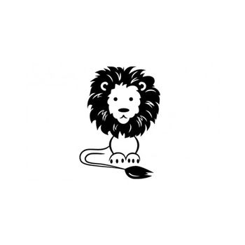 Sticker decorativ StickerStore Leu, 25x35 cm, Negru Sticker decorativ StickerStore Leu, 25x35 cm, Negru