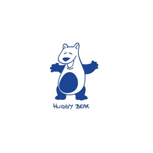 Sticker decorativ StickerStore Huggy bear, 40x55 cm, Albastru