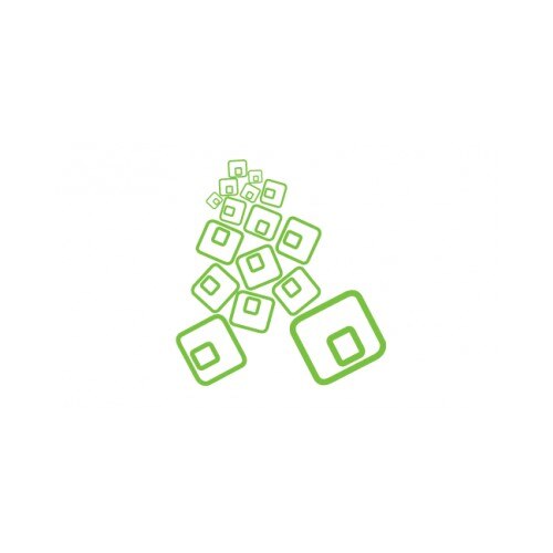 Sticker decorativ StickerStore Cubix, 46x50 cm, Verde