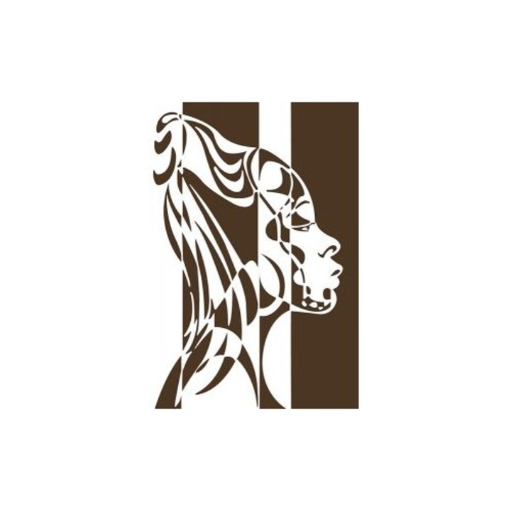 Sticker decorativ StickerStore Africa Abstract, 80x54 cm, Negru