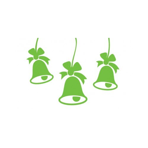 Sticker decorativ StickerStore Clopotei, 40x29 cm, Verde