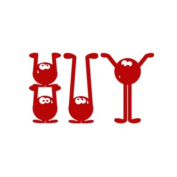 Sticker decorativ StickerStore Sustinatorii, 60x31 cm, Rosu Sticker decorativ StickerStore Sustinatorii, 60x31 cm, Rosu