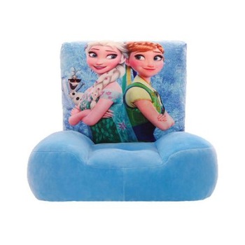 Fotoliu din plus Printesele Frozen Ana si Elsa, bleu - Krista® Fotoliu din plus Printesele Frozen Ana si Elsa, bleu - Krista®