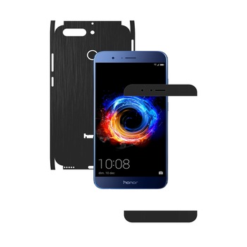 1 + 1 GRATUIT - Huawei Honor 8 Pro - Brushed Negru - Folie de protectie Carbon Skinz, Husa Full Body Cover de tip Skin Adeziv pentru Rama Ecran,Carcasa Spate si Laterale 1 + 1 GRATUIT - Huawei Honor 8 Pro - Brushed Negru - Folie de protectie Carbon Skinz, Husa Full Body Cover de tip Skin Adeziv pentru Rama Ecran,Carcasa Spate si Laterale