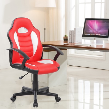 Scaun gaming Kring Omega, Rosu/Alb