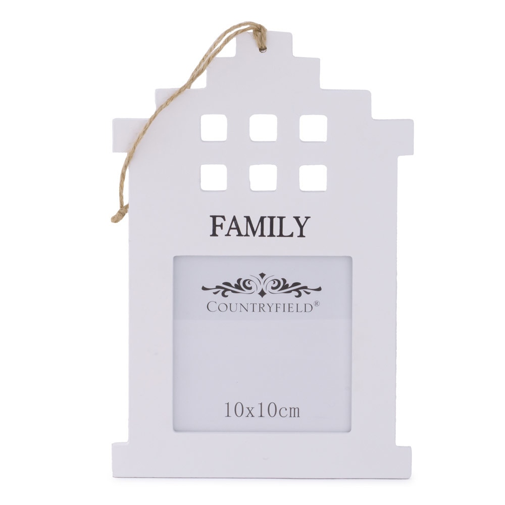 Rama foto family, alba, 22,5x15cm