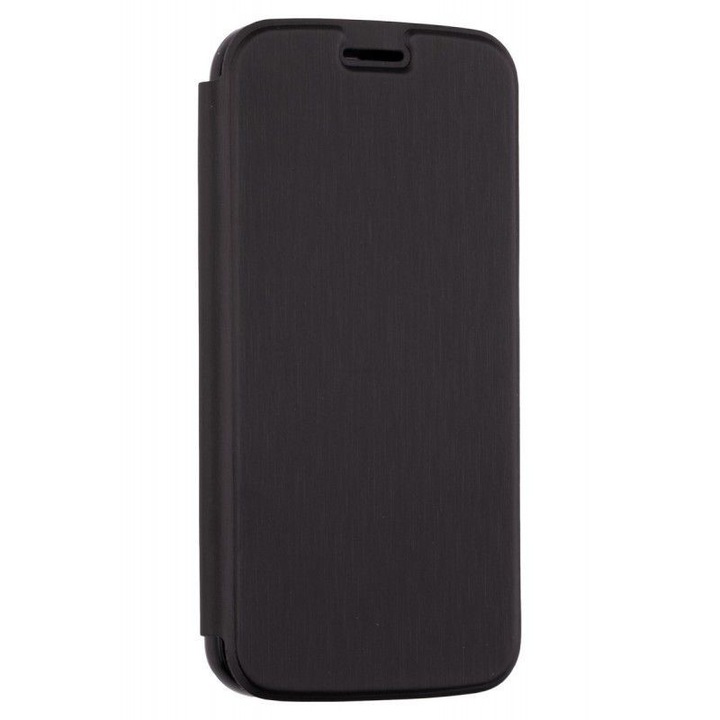 Alcatel Pop C1 / OT4016 Flip Cover калъф, черен