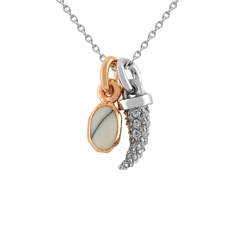 Pandantiv Cornul Abundentei cu Lant Olivess Argint 925 CZ CH339P103