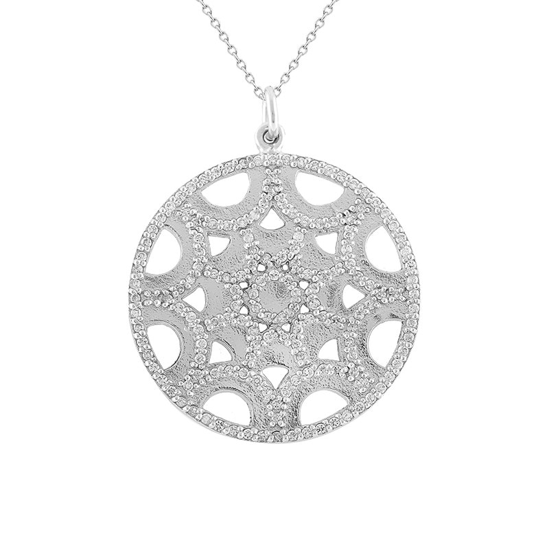 Pandantiv cu Lant Olivess Argint 925 CZ CH237P52