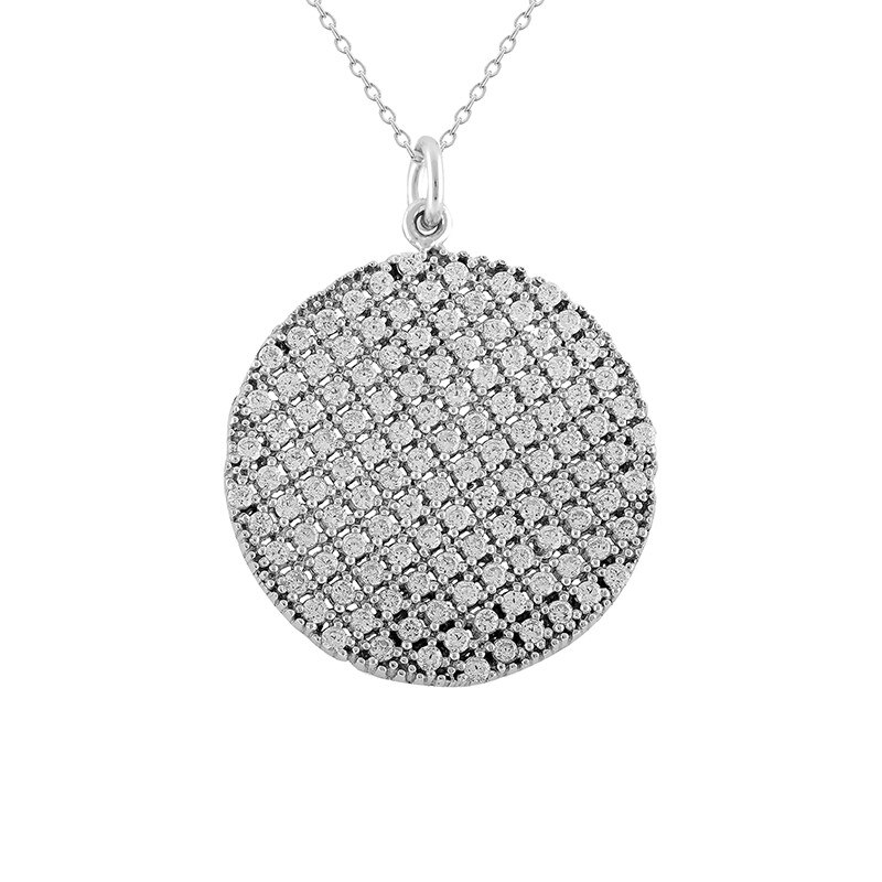 Pandantiv cu Lant Olivess Argint 925 CZ CH514P1