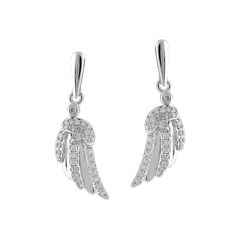 Cercei Blanco's Aur 18k Diamante E24966DWN-W