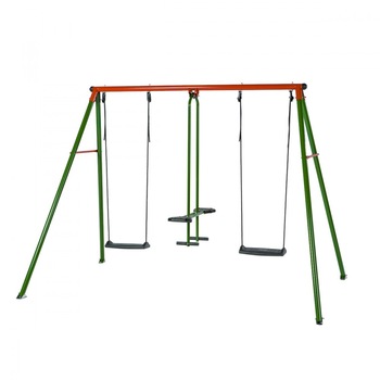 Leagan clasic 4 locuri can can VERDE GREEN cadru metal calitate suedeza Leagan clasic 4 locuri can can VERDE GREEN cadru metal calitate suedeza