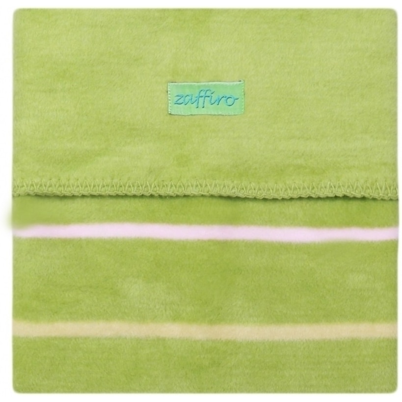 Paturica bebelusi Bumbac Linii 75x100, Womar Zaffiro, Verde
