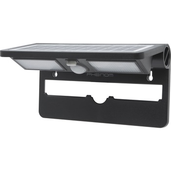 Lampa solara Phenom, cu senzor miscare/lumina, LED, 120 lm, IP65, Negru Lampa solara Phenom, cu senzor miscare/lumina, LED, 120 lm, IP65, Negru