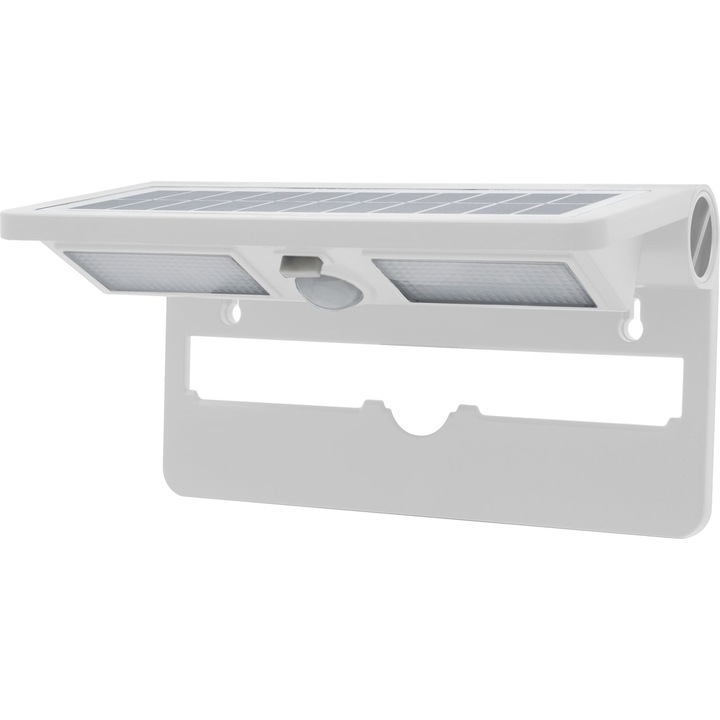 Lampa solara Phenom, cu senzor miscare/lumina, LED, 120 lm, IP65, Alb