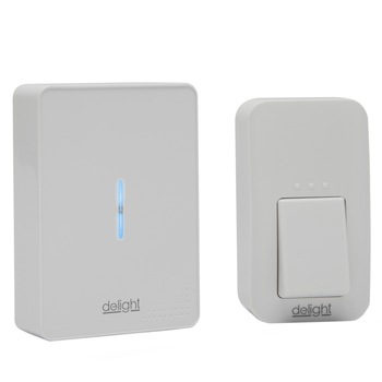 Sonerie wireless fara baterie Delight Kinetic, 38 tonuri, 100m Sonerie wireless fara baterie Delight Kinetic, 38 tonuri, 100m