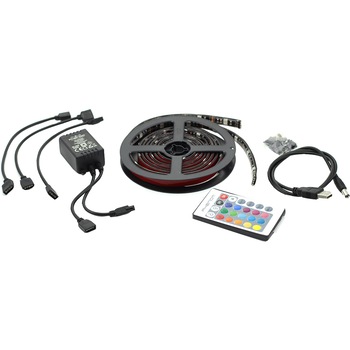 Set banda LED RGB Phenom, pentru iluminare fundal TV, 15.4W, 5V, 2x70cm, 2x37cm, IP65, telecomanda Set banda LED RGB Phenom, pentru iluminare fundal TV, 15.4W, 5V, 2x70cm, 2x37cm, IP65, telecomanda