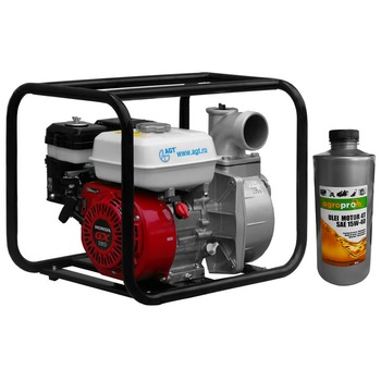 Motopompa de apa curata Profesionala AGT WP 30 HKX cu Honda GX 160, 5.5 CP, inaltime refulare 32m, adancime aspiratie 8m, debit 60 m3/h + Cadou 1l ulei motor AgroPro Motopompa de apa curata Profesionala AGT WP 30 HKX cu Honda GX 160, 5.5 CP, inaltime refulare 32m, adancime aspiratie 8m, debit 60 m3/h + Cadou 1l ulei motor AgroPro