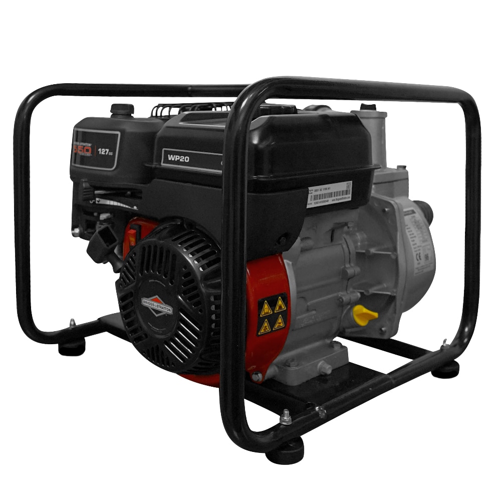 Motopompa de apa curata Profesionala AGT WP 20 BSX cu B&S 550 series, 4 CP, inaltime refulare 26m, adancime aspiratie 8m, debit 36 m3/h + Cadou 1l ulei motor AgroPro