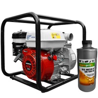 motopompa de apa curata profesionala agt wp 20 hk cu honda gx 160 55cp inaltime refulare 32m adancime aspiratie 8m debit 28 m3h  cadou 1l ulei motor agropro imagen 45_0_
0