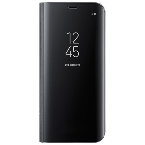 Husa telefon Clear View Cover Samsung Galaxy S8, Neagra