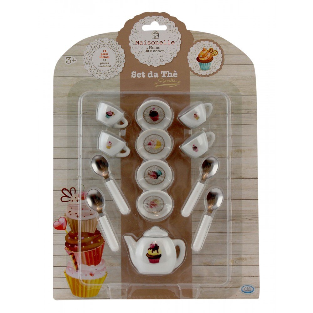 Set de ceai din portelan 14 piese Maisonelle