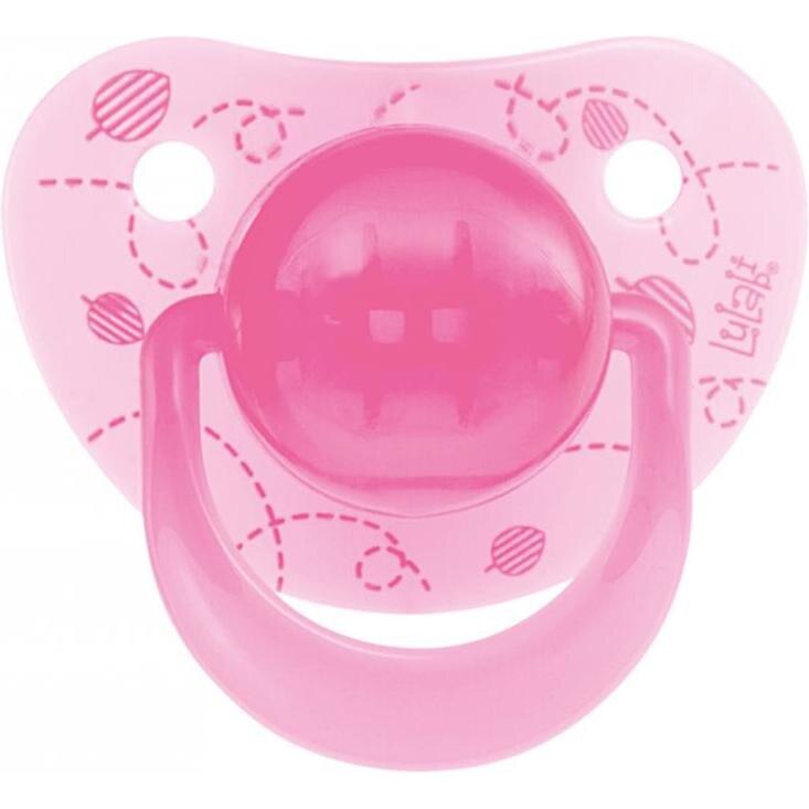 Suzeta ortodontica Roz 3 luni, Lulabi, Roz