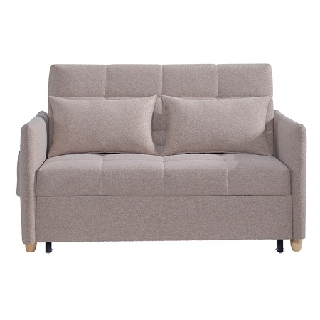 Canapea extensibila Kring Naomy, 3 locuri, 132x95x85 cm, Bej