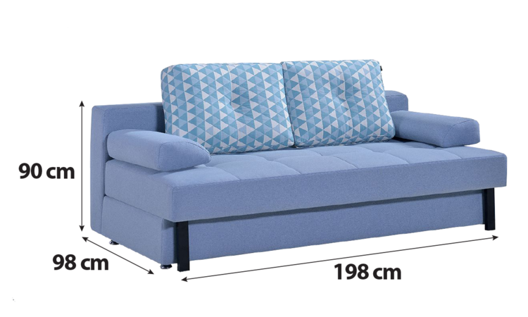 szürke kihúzható kanapé ágy