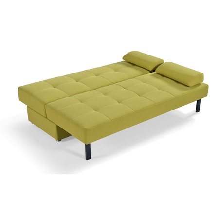 Canapea extensibila Kring Wendy, 3 locuri, 198x98-145x69 cm, Verde