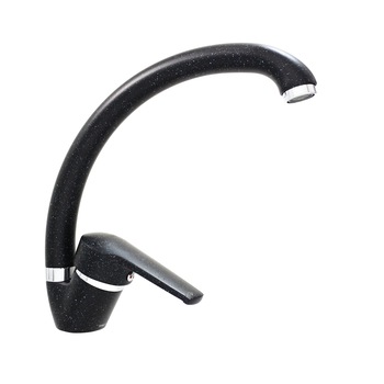 Baterie bucatarie TRIGOR, Monocomanda, Cartus ceramic 40 mm, Finisaj negru cromat Baterie bucatarie TRIGOR, Monocomanda, Cartus ceramic 40 mm, Finisaj negru cromat