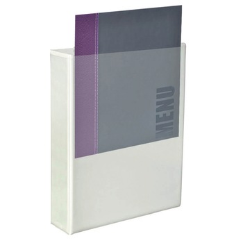 Caiet mecanic A4 cu buzunar, 4 inele de 40 mm, alb Caiet mecanic A4 cu buzunar, 4 inele de 40 mm, alb