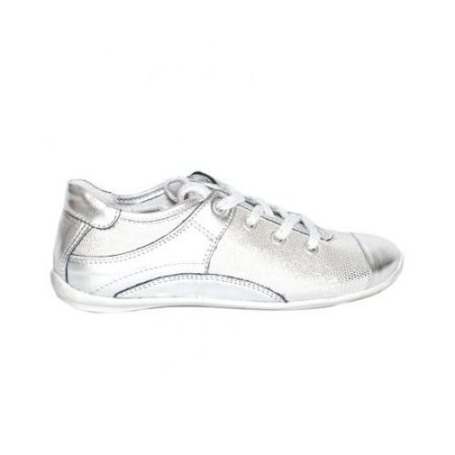 Pantofi fete PJ Shoes Marika, argintiu
