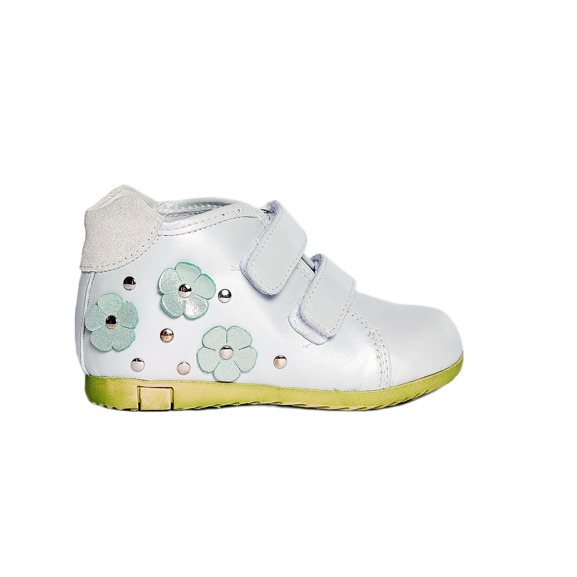 Pantofi fete, PJ Shoes, alb