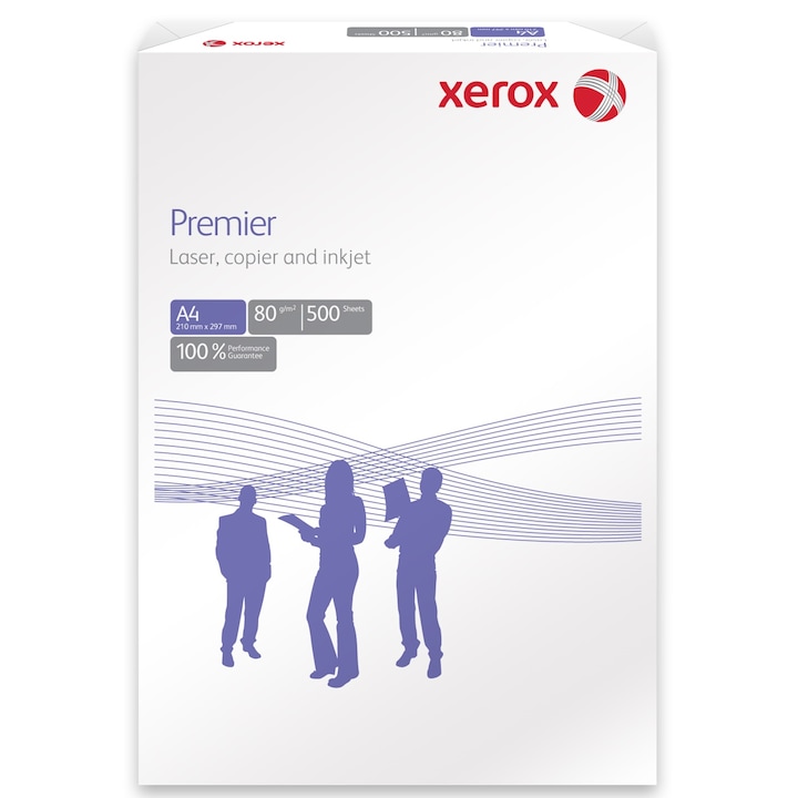 Hartie copiator Xerox Premier, A4, 80g/mp, 500 coli/top