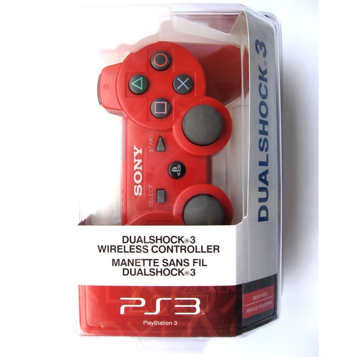 Sony Playstation 3 Dualshock 3 controller piros (wireless)